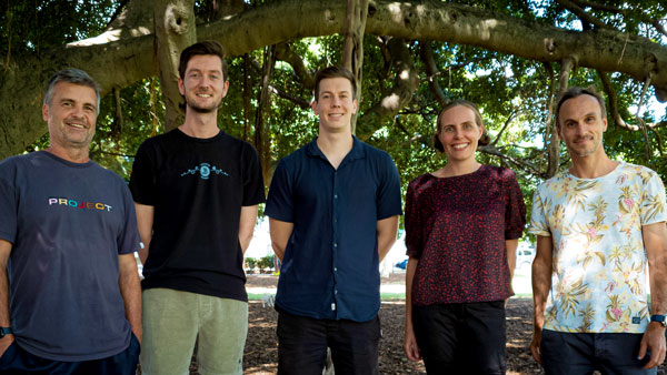 The team members of OD Hydrology Brisbane stand together